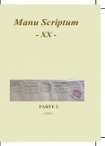 Manu Scriptum XX - Livro I - Parte 2