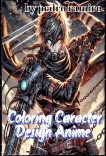 Anime Character Design Coloring Book